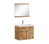 Mobile da bagno Montreal 02 60cm Rovere - armadio mobiletto lavabo Mobili Armadietto