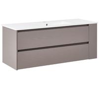 Mobile da bagno sospeso con lavabo in legno ingegnerizzato con contenitore 120 c