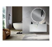 Mobile da bagno sospeso CRIZIA 120 cm con lavabo Bianco Opaco