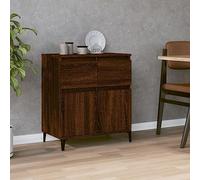 Mobile da Cucina Mobiletto multiuso Mobile salotto Mobile contenitore Credenza Rovere Marrone 60x35x70 cm in Legno Multistrato Adatto per il soggiorno la sala da pranzo il corridoio e l'ufficio