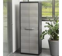 Mobile da esterno in resina elegance tuttopiani edition black 171 x 38 x 65 cm