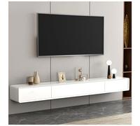 Mobile da parete per TV, console multimediale con porta - Moderna unità di intrattenimento e contenitore per soggiorno - 180 cm