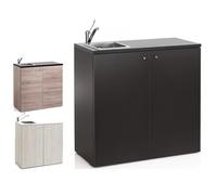 Mobile di servizio con lavandino per parrucchiere e centro estetico