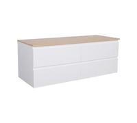 Mobile doppio lavabo bianco 120 cm Sorrento