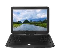 Mobile DVD HD Lettore CD Portatile Lettore Video Portatile Girevole A Grande Schermo(Black)