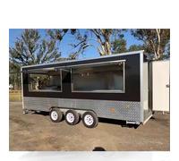 Mobile Food Business Trailer - Camion completamente attrezzato per pizza, hamburger, caffè, salsiccia | Ideale per startup catering & Street Vending