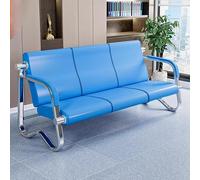 Mobile For Reception Con Braccioli, Panca For Sala D'attesa, Adatto For Cliniche, Aeroporti, Ospedali, Parrucchieri, Saloni Di Bellezza, Banche, Altri Locali(Triple-Blue)
