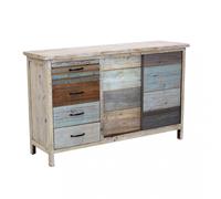 Mobile Harry 140x40x82 h cm in Legno Multicolor