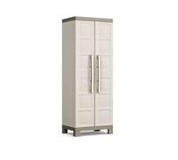 Armadio alto Keter excellence cm 65X45X182 per interno esterno 4 ripiani Grigio/