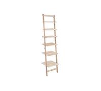 Mobile inclinato scaletta porta asciugamani bagno in legno 6 ripiani shabby chic 42 * 35 * 165 cm da appoggio AOX-759307