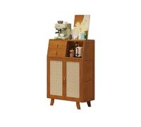 Mobile indipendente da pavimento di grande capacità, con ante ventilate e piano di lavoro allargato, unità di stoccaggio in legno, adatta for camere da letto e ingressi(68x95x32cm)