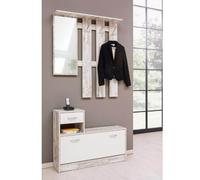 Mobile ingresso 10x180x25 cm Rudolf bianco consumato