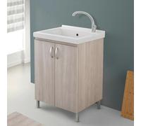 Mobile lavanderia 60x50 in ceramica olmo design moderno