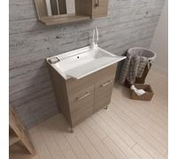 Mobile lavatoio 2 ante quercia naturale con stroinatoio | Pratico