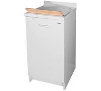 Mobile Lavatoio 45x50x85cm Anta Asse in Legno Montegrappa Edilla Bianco Sinistra