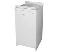 Mobile Lavatoio 45x50x85cm Anta Asse in Termoplastico Montegrappa Edilla Bianco Destra con Cesto