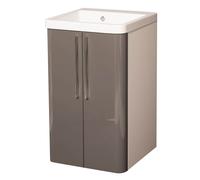 Mobile Lavatoio 50,5x50,5x87 cm 2 Ante Montegrappa Novella Dipiù Antracite