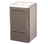 Mobile Lavatoio 50,5x50,5x87 cm 2 Cassetti Montegrappa Novella Dipiù Antracite