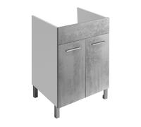 Mobile Lavatoio 60x50 Domina MIX Ceramica con Strizzatoio Dordogne Jo-Bagno.it