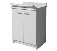 Mobile Lavatoio 60x50x85cm 2 Ante Asse in Termoplastico Montegrappa Marella