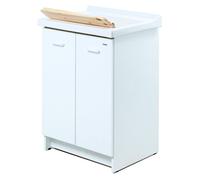 Mobile Lavatoio 63x50x87 cm 2 Ante Asse in Legno Montegrappa Acqua Edilla