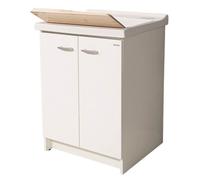 Mobile Lavatoio 63x60x87 cm 2 Ante Asse in Legno Montegrappa Acqua Marella