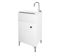 MOBILE LAVATOIO ANTA SINGOLA cm 45 x 50 x h.83 - bianco lucido