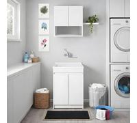 Mobile lavatoio colorato 60x50 con vasca in plastica Resina PP ZARA