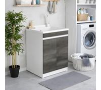 Mobile lavatoio colorato 60x50 con vasca in plastica Resina PP ZARA