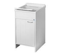 Mobile Lavatoio Da Esterno In Resina 50 X 50 Completo Di Asse E Vasca