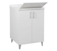 MOBILE LAVATOIO DOPPIA ANTA 'WOODY TOP' cm 60 x 50 x h.87