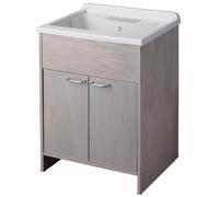 Mobile Lavatoio in PVC 60x50x85 cm 2 Ante Forlani Washouse Rovere