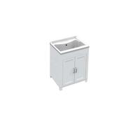LAVATOIO IN RESINA Con 2 ante Lavabo sgabuzzino ripostiglio cucinino resistente