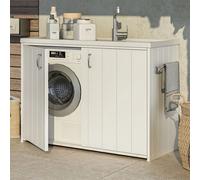 Mobile Lavatoio in PVC per interno ed esterno con Coprilavatrice 109x60x92h
