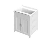 LAVATOIO IN RESINA Con 2 ante Lavabo sgabuzzino ripostiglio cucinino resistente