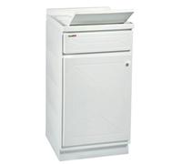 Mobile lavatoio Top line, 1 anta, prolipropilene bianco, (LxPxH): 50x50x87 cm TR