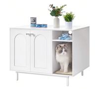 Mobile Lettiera per gatti, armadietto per gatti, Casa per gatti multifunzionale, con porta e divisorio separati, armadietto per gatti, facile da montare Informazioni su questo articolo1.[Più privacy e