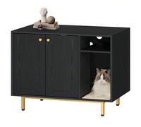 Mobile Lettiera per Gatti, Armadietto per Gatti, Casa per Gatti Multifunzione, Con Porta e Divisorio Separato, Armadietto per Gatti, Facile da Montare Informazioni su questo articolo 1. Più Privacy e 