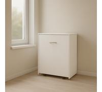 MOBILE LETTO SINGOLO A SCOMPARSA BIANCO OPACO