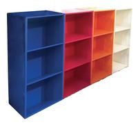 Mobile Libreria Colorata Componibile Modulare 8 Colori