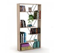 Mobile Libreria Rovere Divisoria Bifacciale Scaffali da Ufficio