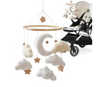 Mobile - Mobile pedagogico prezioso con stelle di legno, girevole Bohemian Mobile per lettino - per camera da , soggiorno, finestra, casa, bambini, ragazzi e ragazze