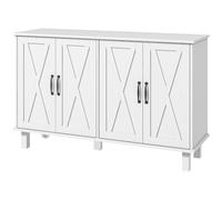 Mobile Multiuso 4 Ante 120x37x75 cm in MDF Bianco