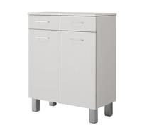 Mobile multiuso 69x34 con ante e cassetti GAIA Bianco Lucido