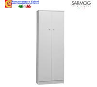 Mobile Multiuso Da Bagno Legno Bianco Laccato Armadio Serie HOME Ante Cassetti