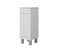 Mobile multiuso GAIA con ante e cassetto Bianco Lucido 35x34 cm