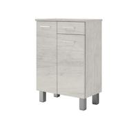 Mobile multiuso GAIA con ante e cassetto Quercia Bianco 69x34 cm