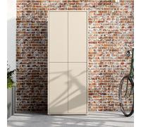 Mobile multiuso Medea 4 ante colore cashmere 74.5x34.9xH 191.9 cm.