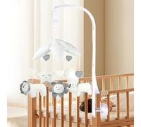 Mobile musicale per culla, decorazione creativa per bambini e bambine,