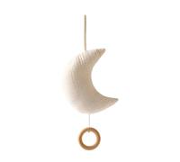 Mobile musicale per culla, mobile in feltro per bambini, mobile per culla, mobile con campanella da appendere al letto, mobile in legno per bambini, campanelli eolici, decorazione per la cam